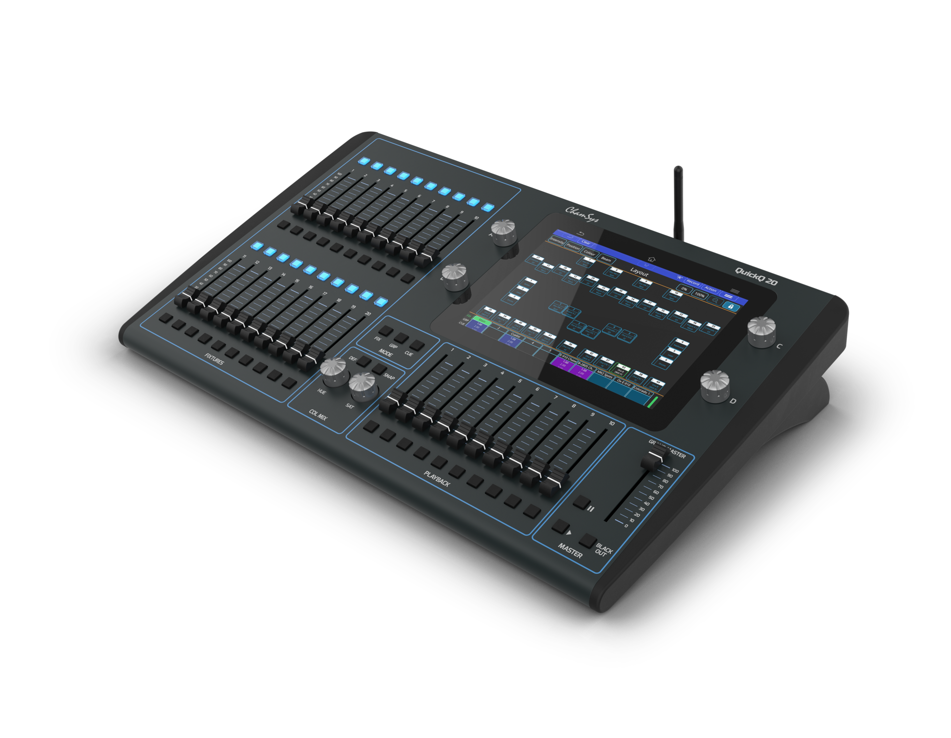 ChamSys QuickQ 20 left side