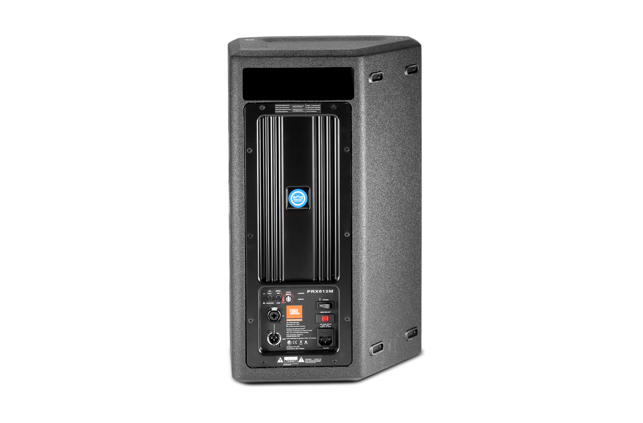 JBL PRX612M rear panel