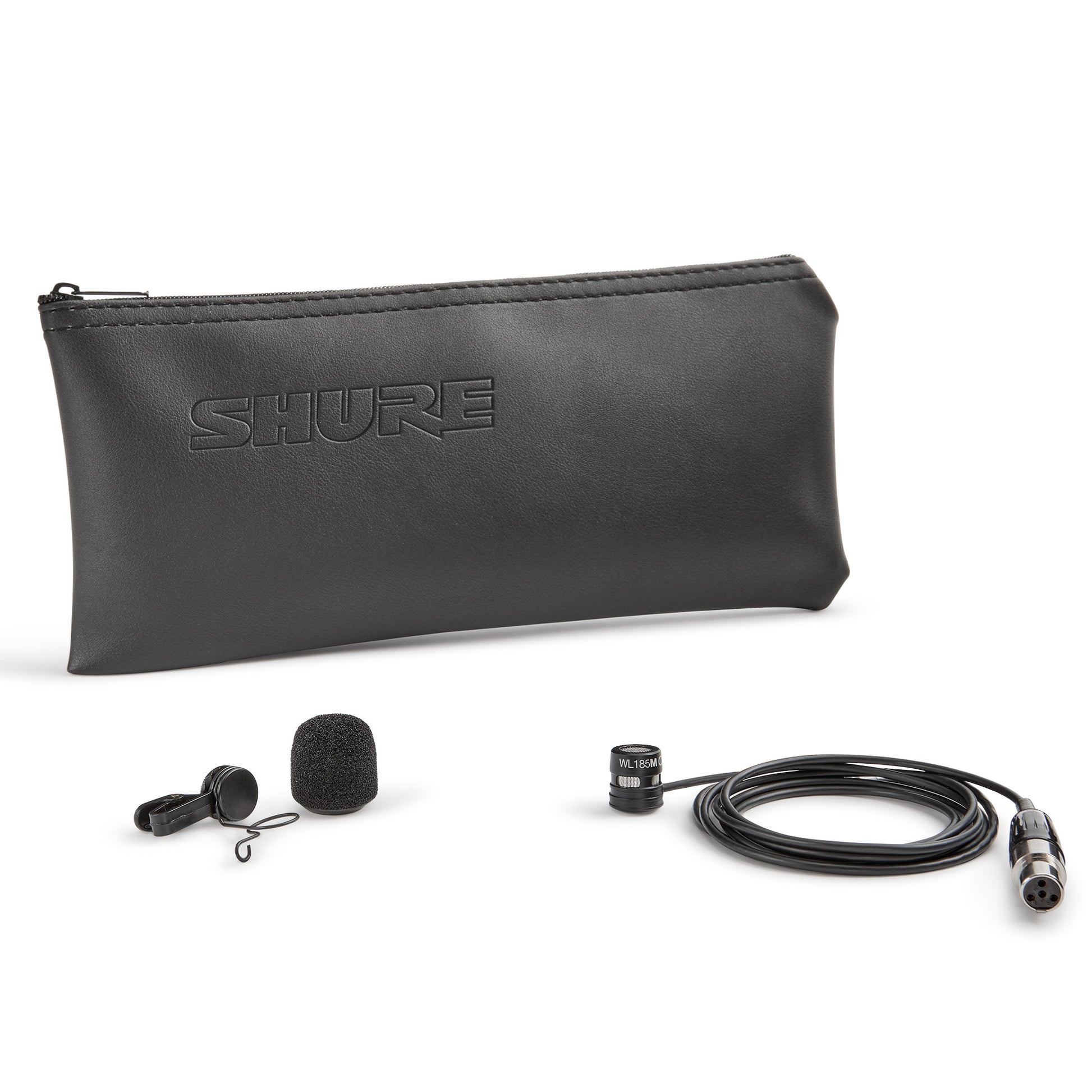 Shure WL185 with accessories