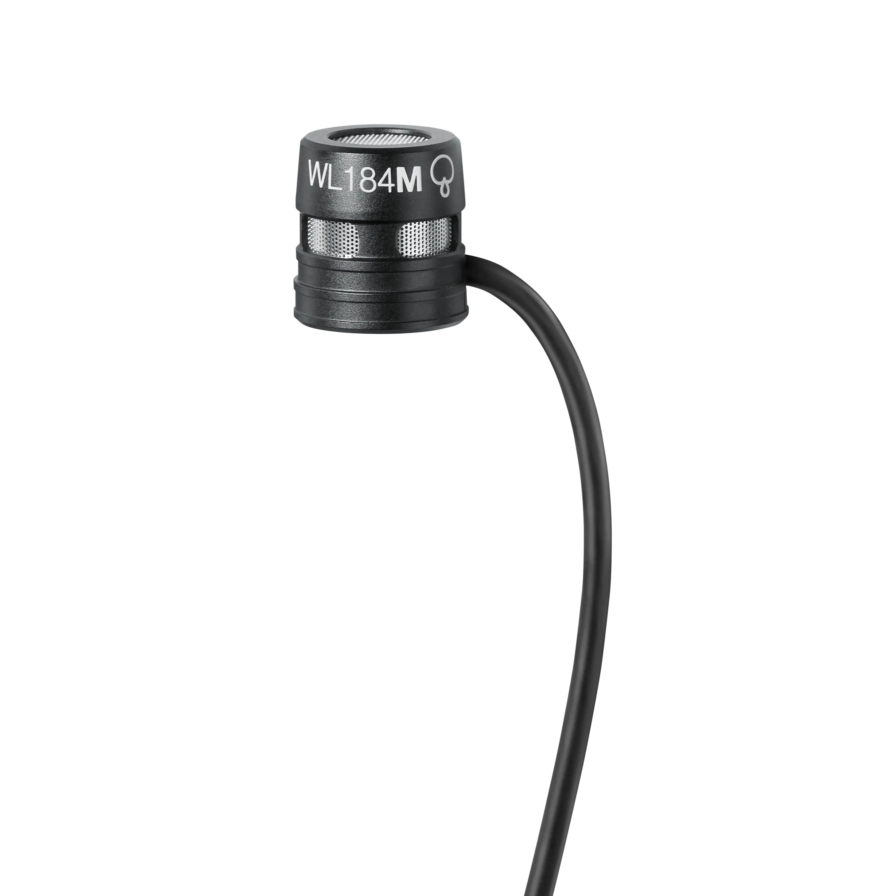 Shure WL185 lavalier &mdash; in use