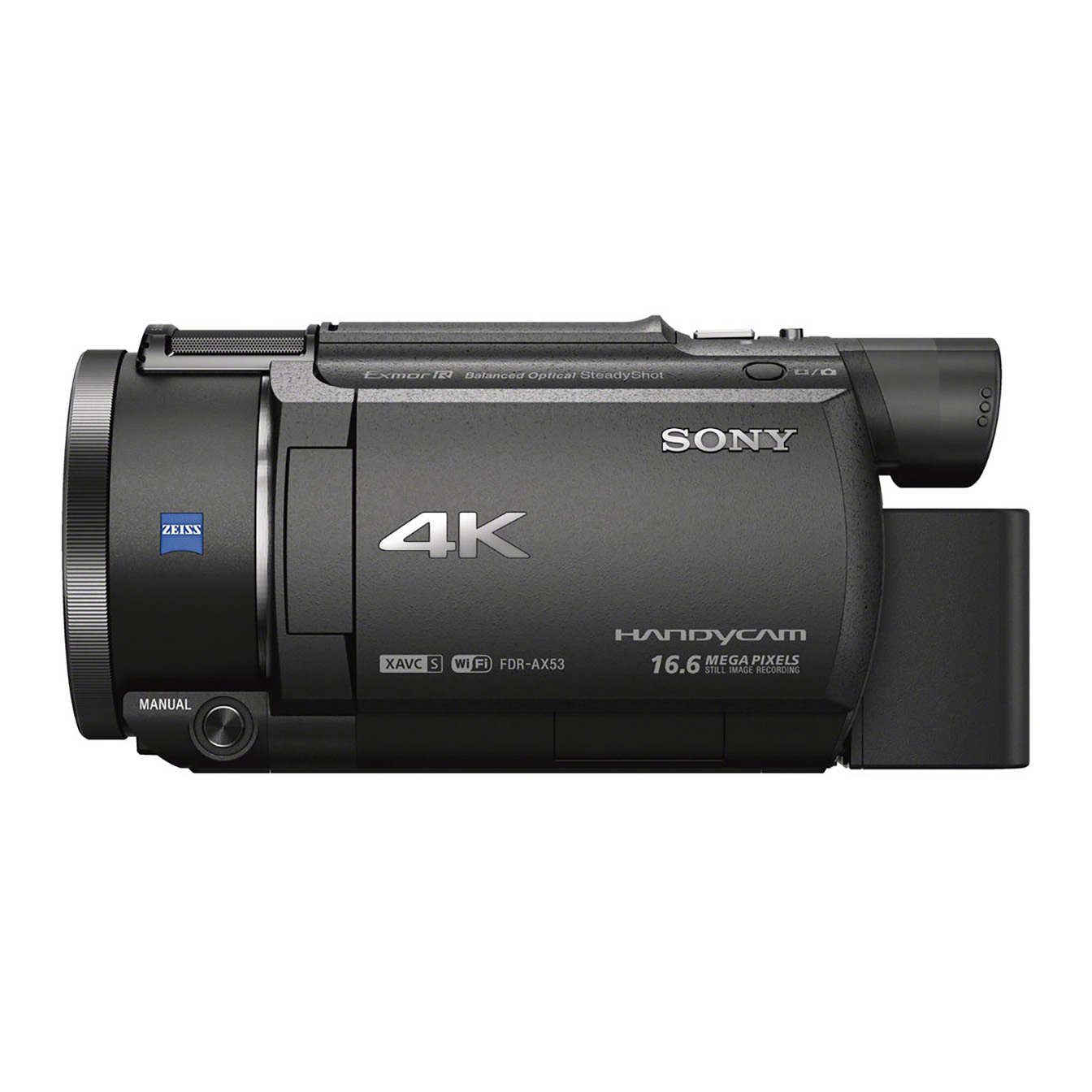 Sony FDR-AX53 controls