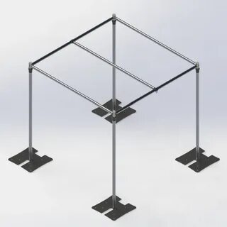 Pipe & Drape 3-5ft Vertical Pole