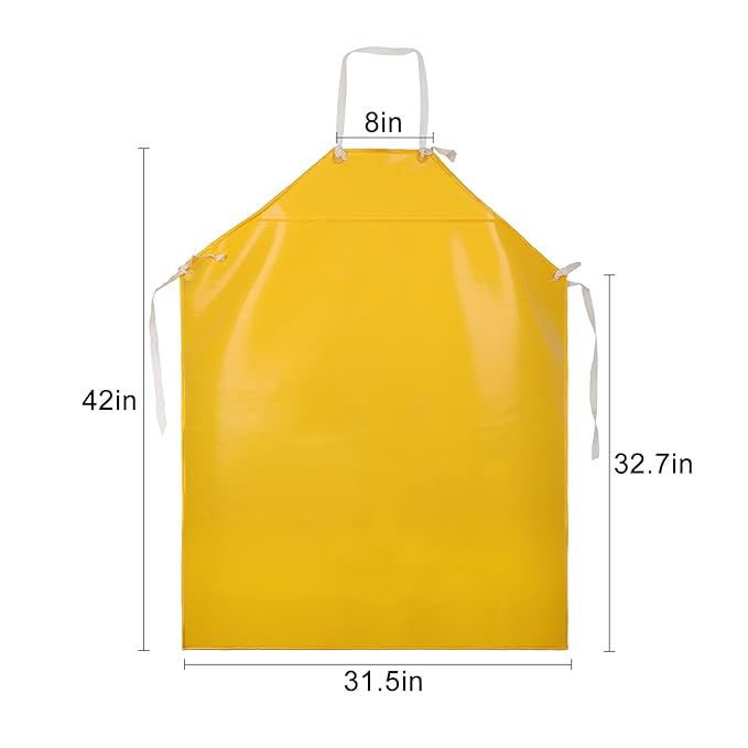 Yellow Rubber Apron