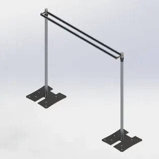 Pipe & Drape 3-5ft Vertical Pole