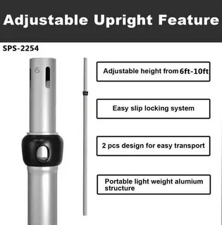 Pipe & Drape 3-5ft Vertical Pole